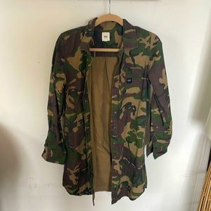 Vans cotton camouflage L/s jacket/ over shirt